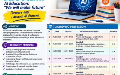 Strategie e competenze per la formazione dei docenti IA modalità online- PNRR DM 219 CODICE CORSO FUTURA 459550
